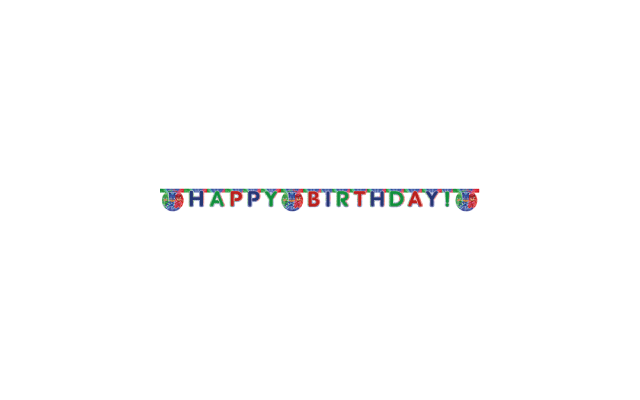 γιρλάντα happy birthday pj masks