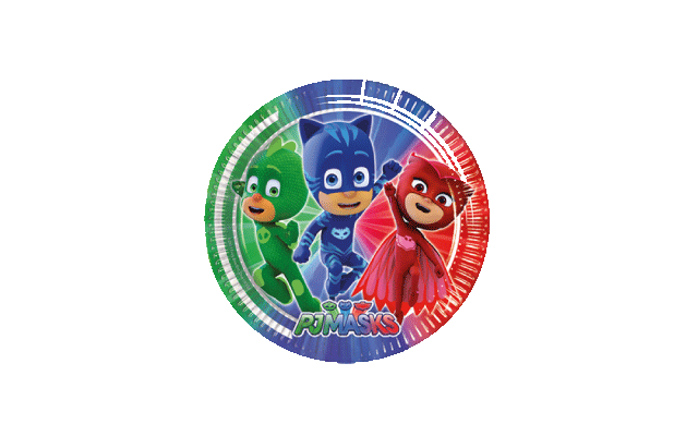 pj masks πιάτα μικρά