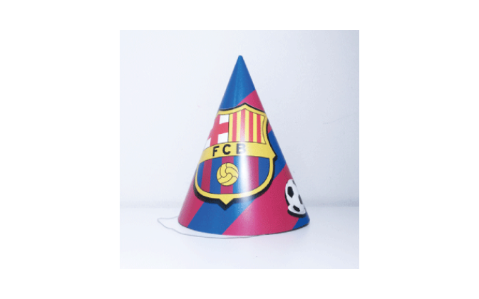  FCB Barcelona Εκτυπωσιμο Χειροποιητο Καπελάκι (1/pk)
