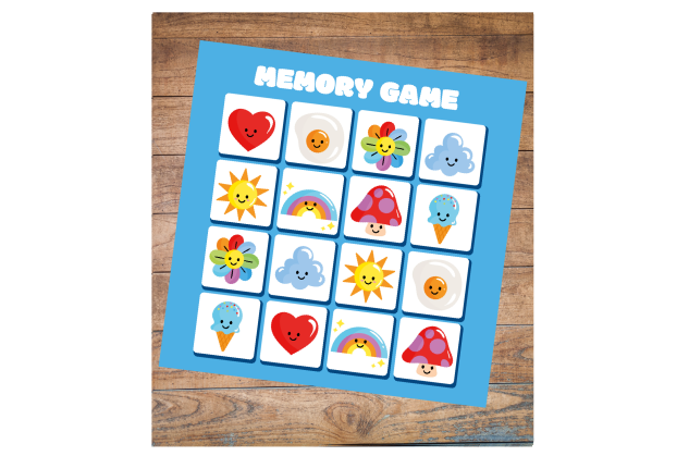 Party Favor MEMORY GAME - digital product