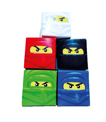 Ninjago custom κουτάκια δώρου