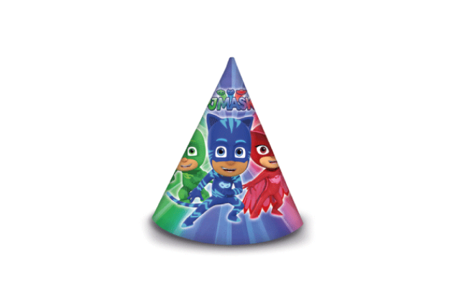 χάρτινα καπελάκια πάρτι pj masks
